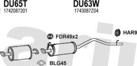 Klarius 300043U - Система випуску ОГ autocars.com.ua