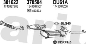 Klarius 300044U - Система випуску ОГ autocars.com.ua