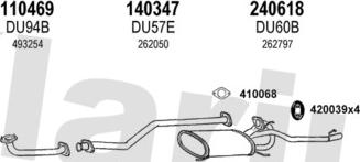 Klarius 300046E - Система выпуска ОГ avtokuzovplus.com.ua