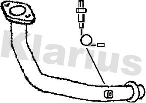 Klarius 301329 - Труба выхлопного газа autodnr.net