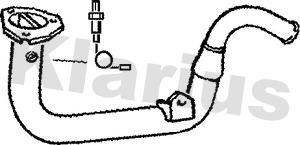 Klarius 301341 - Труба вихлопного газу autocars.com.ua