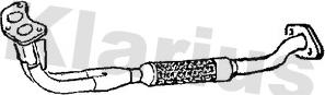 Klarius 301493 - Труба вихлопного газу autocars.com.ua