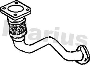 Klarius 301918 - Труба выхлопного газа avtokuzovplus.com.ua