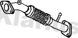 Klarius 302263 - Труба вихлопного газу autocars.com.ua