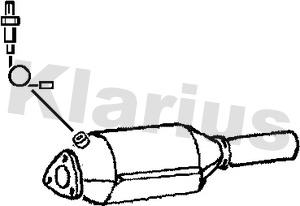 Klarius 311138 - Каталізатор autocars.com.ua