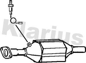 Klarius 311383 - Каталізатор autocars.com.ua