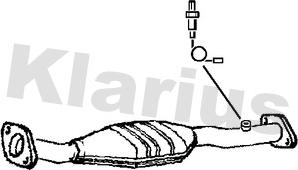 Klarius 311733 - Каталізатор autocars.com.ua