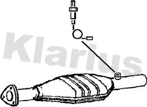 Klarius 311757 - Каталізатор autocars.com.ua