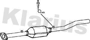 Klarius 311818 - Каталізатор autocars.com.ua