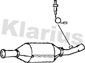 Klarius 311834 - Каталізатор autocars.com.ua