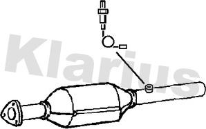 Klarius 311898 - Каталізатор autocars.com.ua