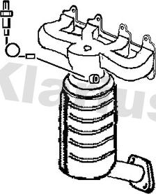 Klarius 312543 - Каталізатор autocars.com.ua