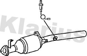 Klarius 312578 - Катализатор avtokuzovplus.com.ua