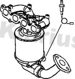 Klarius 321773 - Каталізатор autocars.com.ua