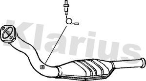 Klarius 321022 - Каталізатор autocars.com.ua