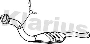 Klarius 321173 - Каталізатор autocars.com.ua