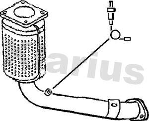 Klarius 321533 - Каталізатор autocars.com.ua