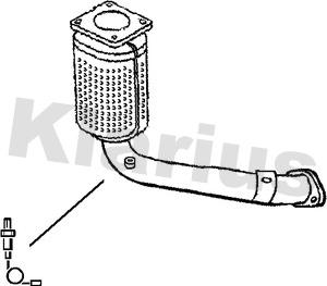 Klarius 321534 - Каталізатор autocars.com.ua