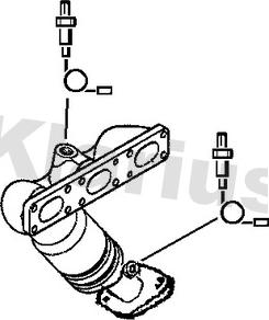 Klarius 321567 - Каталізатор autocars.com.ua