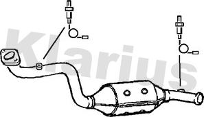 Klarius 321631 - Каталізатор autocars.com.ua