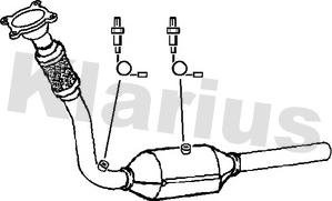 Klarius 321646 - Каталізатор autocars.com.ua