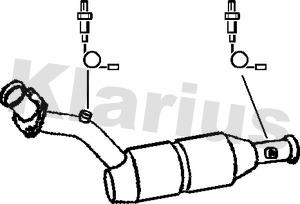 Klarius 321704 - Каталізатор autocars.com.ua