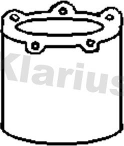 Klarius 321803 - Каталізатор autocars.com.ua