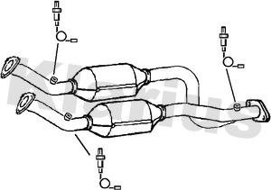 Klarius 380564 - Каталізатор autocars.com.ua