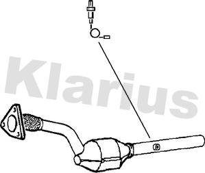 Klarius 321969 - Каталізатор autocars.com.ua