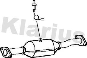 Klarius 322003 - Каталізатор autocars.com.ua