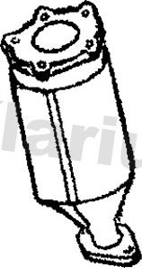 Klarius 322143 - Каталізатор autocars.com.ua