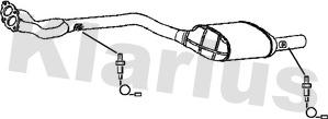 Klarius 322255 - Каталізатор autocars.com.ua