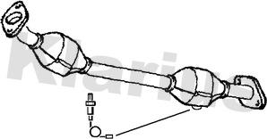 Klarius 322290 - Каталізатор autocars.com.ua