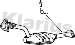 Klarius 322296 - Каталізатор autocars.com.ua