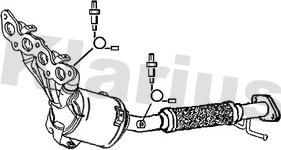 Klarius 322315 - Каталізатор autocars.com.ua