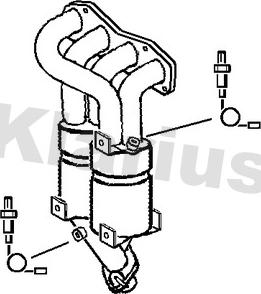 Klarius 322362 - Каталізатор autocars.com.ua