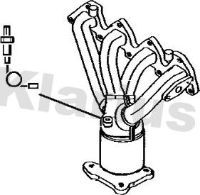 Klarius 322364 - Каталізатор autocars.com.ua