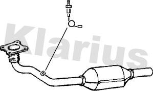 Klarius 322379 - Каталізатор autocars.com.ua