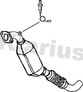 Klarius 322490 - Каталізатор autocars.com.ua