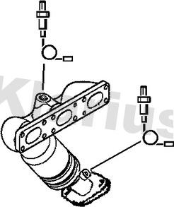 Klarius 322647 - Каталізатор autocars.com.ua