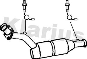 Klarius 322656 - Каталізатор autocars.com.ua