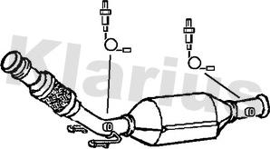 Klarius 322745 - Каталізатор autocars.com.ua