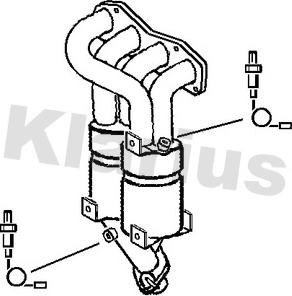 Klarius 322784 - Катализатор avtokuzovplus.com.ua