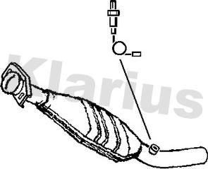 Klarius 322852 - Катализатор avtokuzovplus.com.ua