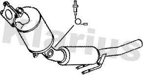 Klarius 323038 - Каталізатор autocars.com.ua