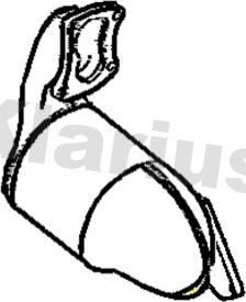 Klarius 323539 - Каталізатор autocars.com.ua