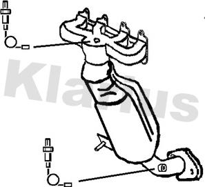 Klarius 323605 - Каталізатор autocars.com.ua