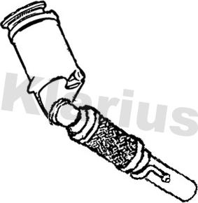 Klarius 323703 - Каталізатор autocars.com.ua