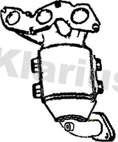 Klarius 324567 - Каталізатор autocars.com.ua