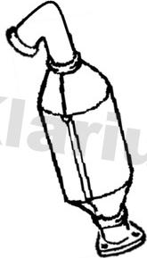 Klarius 325309 - Каталізатор autocars.com.ua